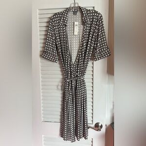 Ann Taylor Monochrome Geometric Dress